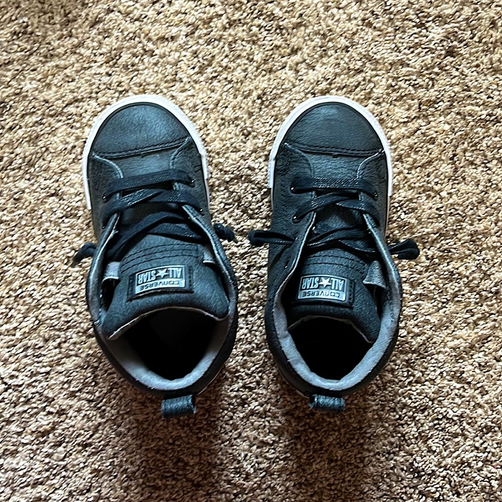 Converse toddler CTAS Mid Street 9 leather